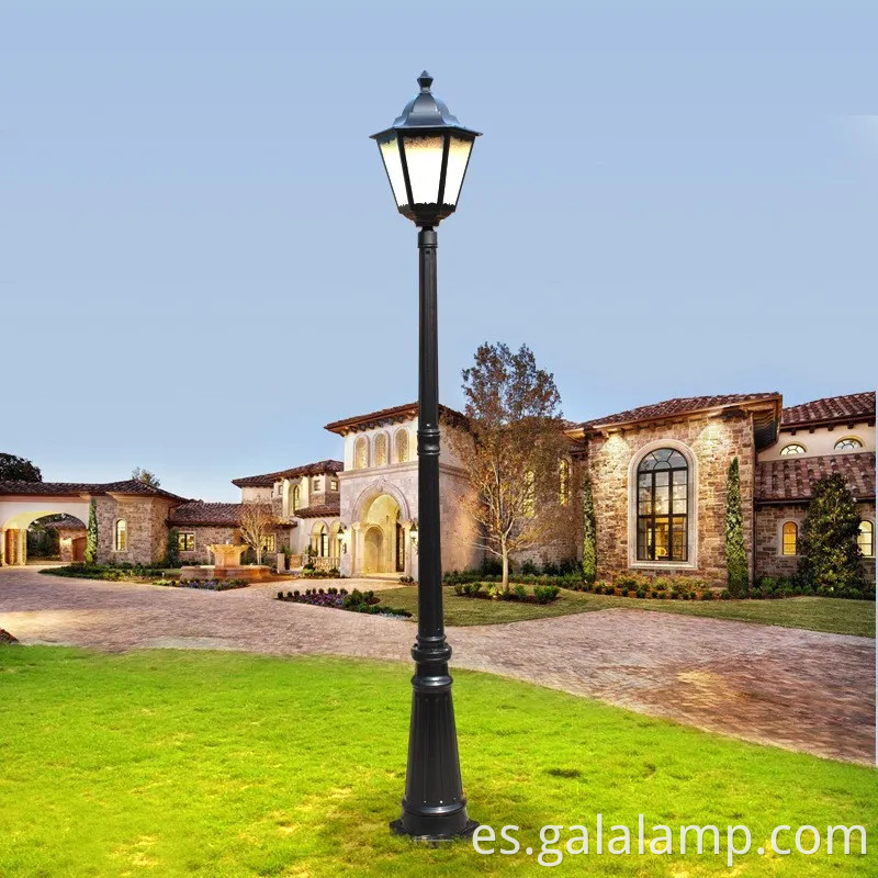 Elegantes luces de paisaje impermeables para espacios de jardín al aire libre